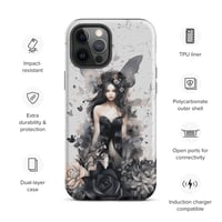 Image 15 of Dark Fairy and Flowers Goth Inspired Mystical Fantasy Tough Case for iPhone®