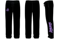 LocalHoops Graffiti Fleece Sweats - Black/Lavender