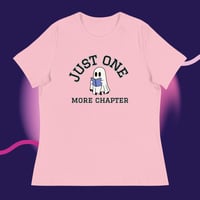 Image 3 of Just one more chapter reading ghost Women's Relaxed T-Shirt