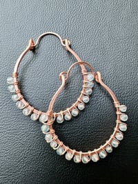 Image 1 of Aquamarine Swing Earrings