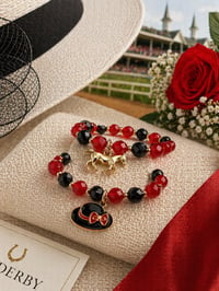 Image 4 of Kentucky Derby Charm Bracelet Set