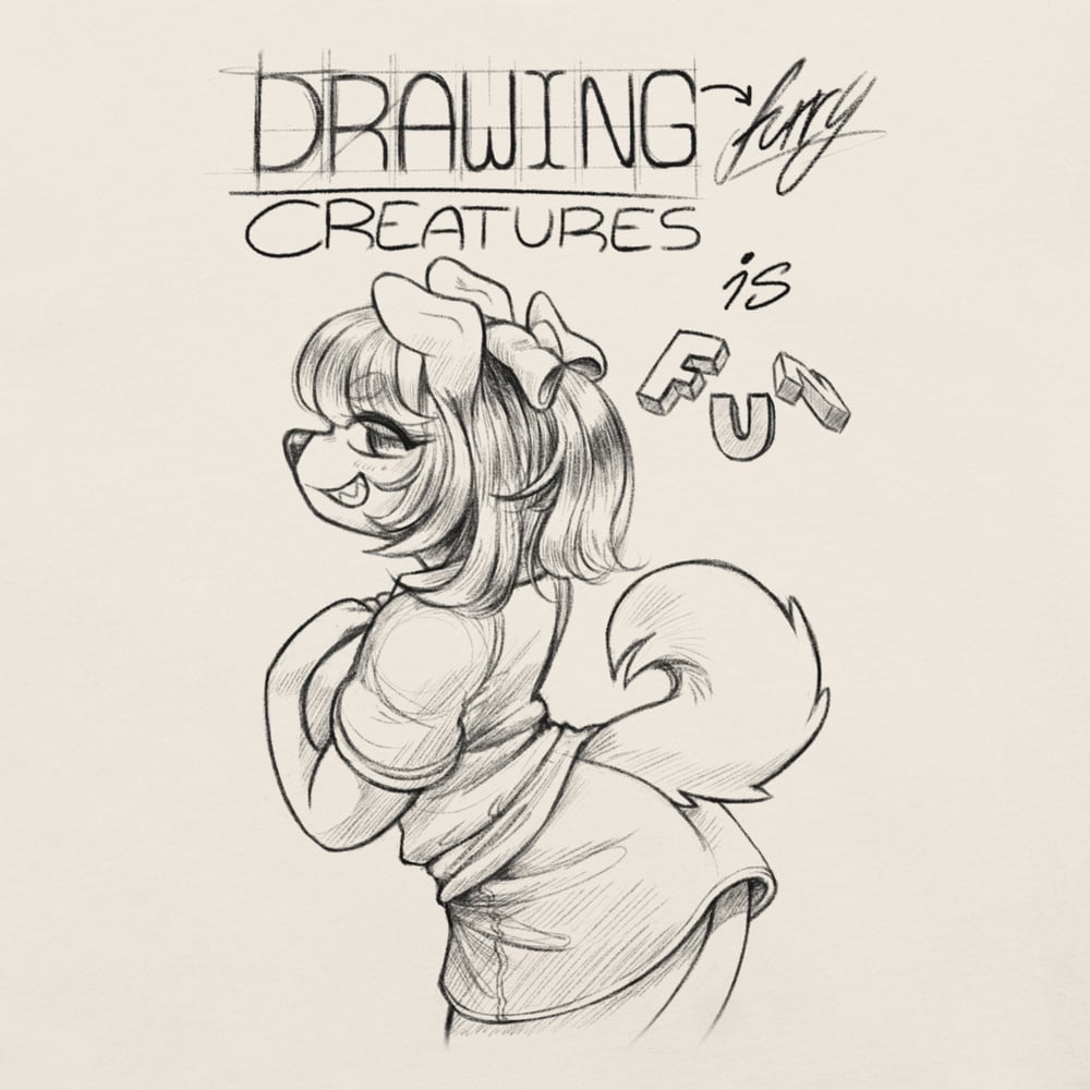 Drawing Furry Creatures - Unisex T shirt
