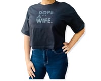 Black on Black short sleeve crop top 