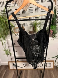 Image 1 of juicy couture black lace bodysuit