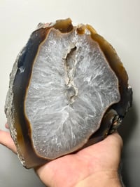 Image 4 of Polished Agate With Natural Cavity | Brazil #2862