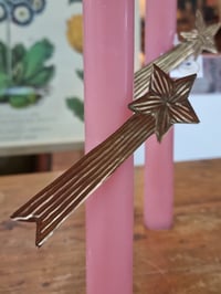 Image 2 of Shooting Star Candle Pin Pair