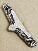 Egyptian Vulture - No.80 UK Birding Pins - Enamel Pin Badge