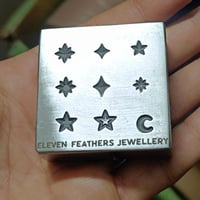 Image 8 of Celestial Star And Moon Impression Die Shot Plate