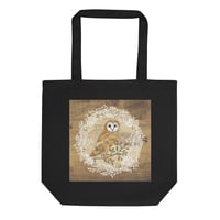 Image 1 of Eco Tote Bag with Owl