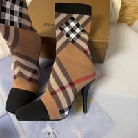 Image 3 of BRITISH PLAID BROWN BOOTS