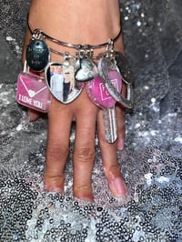 Image 3 of Heart photo Bangle 
