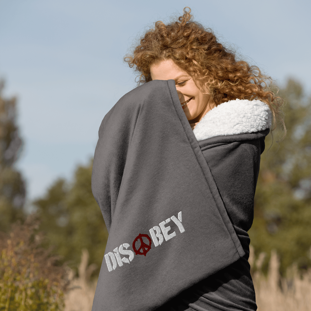 DISOBEY PREMIUM SHERPA BLANKET
