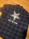 Fishtagram blue black lumberjack 