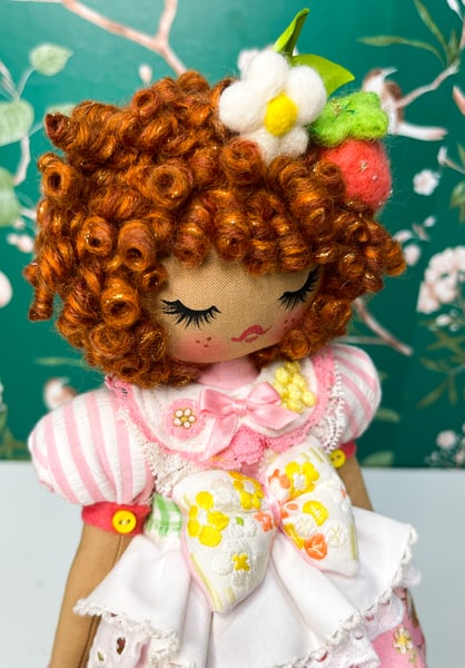 Image of RESERVED FOR ALLISON Classic Small Art Doll Strawberry 