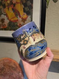 Image 6 of Kitty Love Folkart Cup