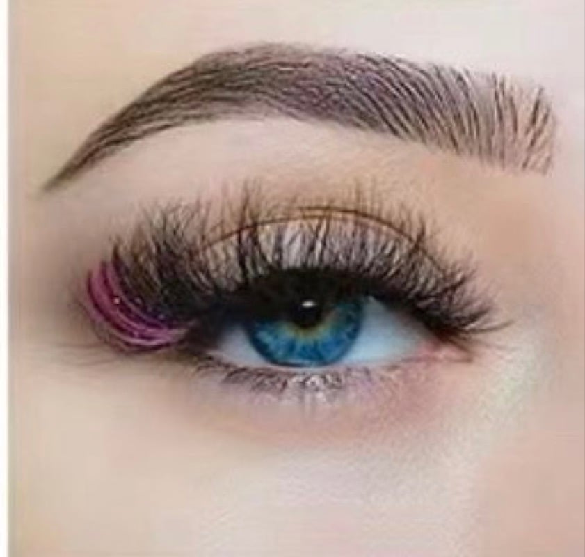 Image of Colored glitter lashes