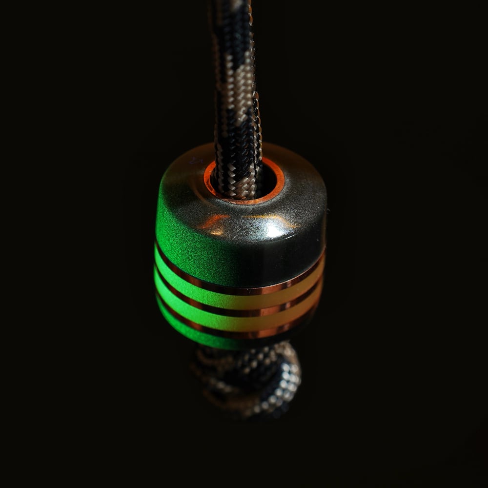 Satellite Heist EDC lanyard beads (GLOW)