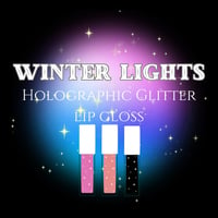 Image 3 of Winter Lights Holographic Glitter Lip gloss