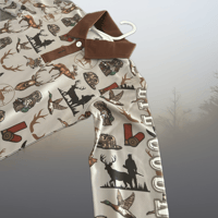 Image 2 of DUCKS BUCKS AND BOOM FISHING SHIRT PRE ORDER