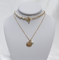 Image 2 of "Ocean's Currency" Sand Dollar Necklace 