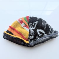 Image 4 of Shallow Fit Upcycled Reversible Beanie–3