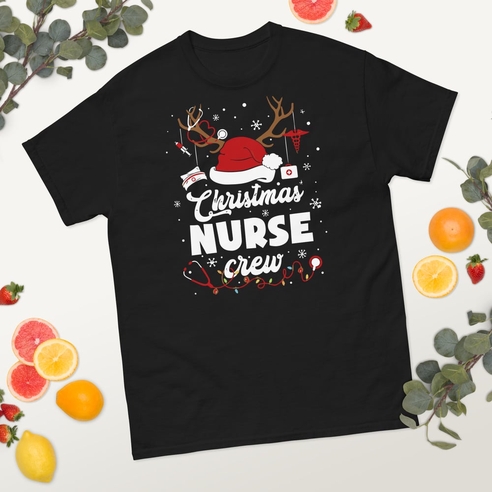 Christmas nurse crew tshirt, Holiday Tshirt