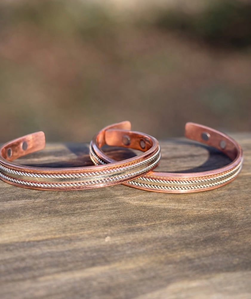 Image of Magnetic Copper Bangle #4