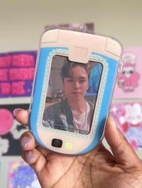 Image 1 of *preorder* seventeen fandom phone photocard holder.
