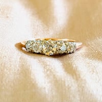 Image 1 of FIVE DIAMOND RING c.1910