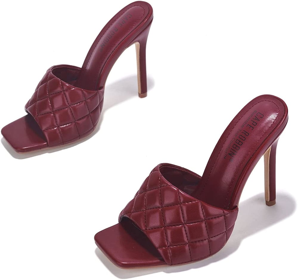 Image of Stitch Plum Mules