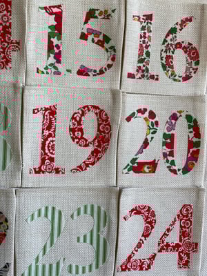 Image of Liberty Christmas Advent Calendar - 'On Point-settia'