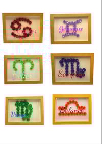 Image 1 of Cadre décoratif fait main – Signe zodiacal 