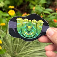 Image 1 of Emerald Tree Boa Holo Sticker