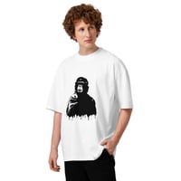 Image 5 of Unisex organic oversized high neck t-shirt