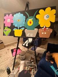 Image 11 of Flower Pots of the Sea Canvas