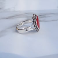 Image 4 of Handmade Sterling Silver Plain Rosarita Heart Ring 925