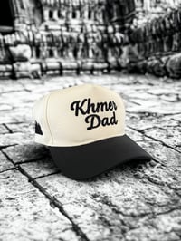 Khmer Dad 5 Panel Snapback Black / Cream