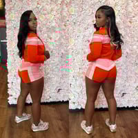Image 1 of red, pink & white 3pc