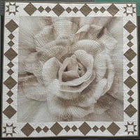 Image 3 of Custom Dream Rose Lap/Baby Quilt 53"x53"