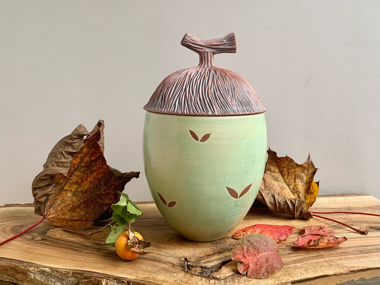 Image of Acorn Jar 3 