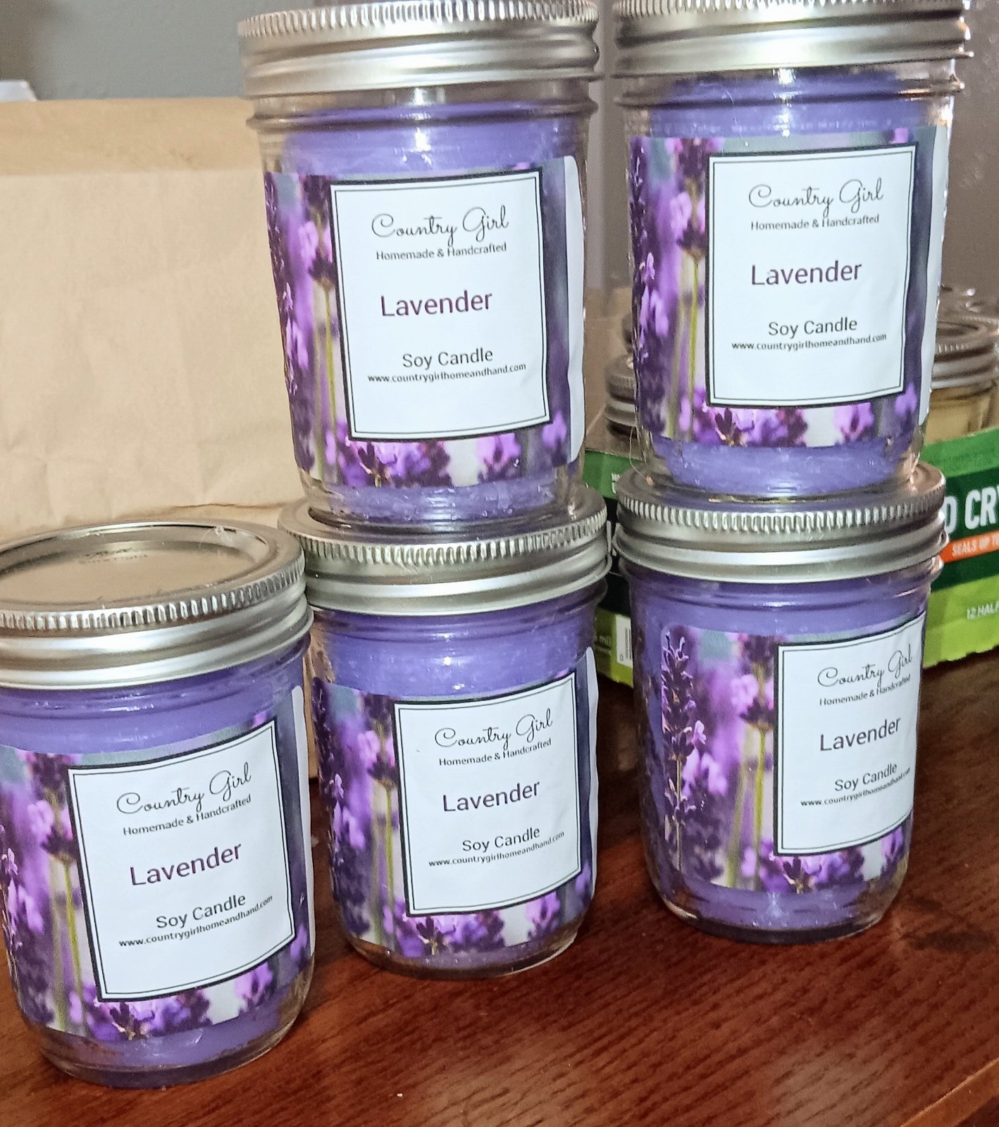 Lavender Candle Tin – JG & CO. Handcrafted Natural Artisan Candles