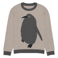 Image 10 of Giant Baby Penguin Knitted crew neck sweater