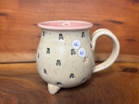 Image 2 of Polka Dot Skull Cauldron Mug 