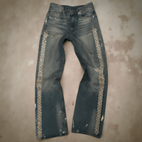 Image 2 of Crystal Tuxedo Jeans 