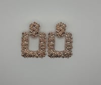 Image 4 of Zara Geo drop earrings 