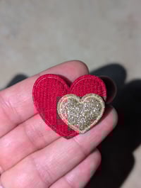 Broche red heart 