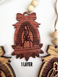 Image 2 of PRE-ORDER VIRGENCITA 2025 WOOD ORNAMENTS
