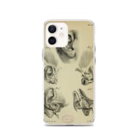 Image 14 of Vintage Book Page Anatomical Illustration Human Ear Clear Case for iPhone®