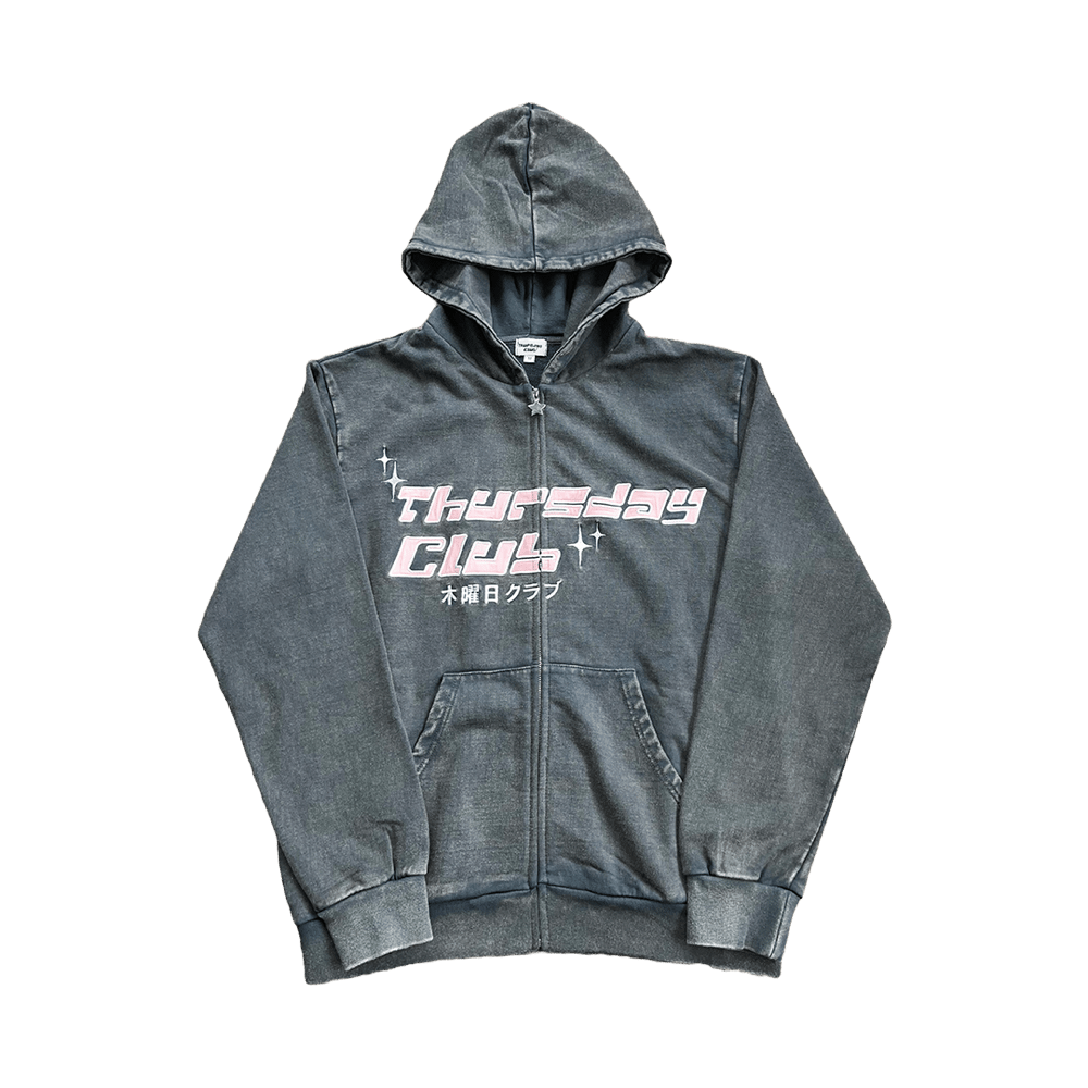 Image of GREY/PINK HOODIE