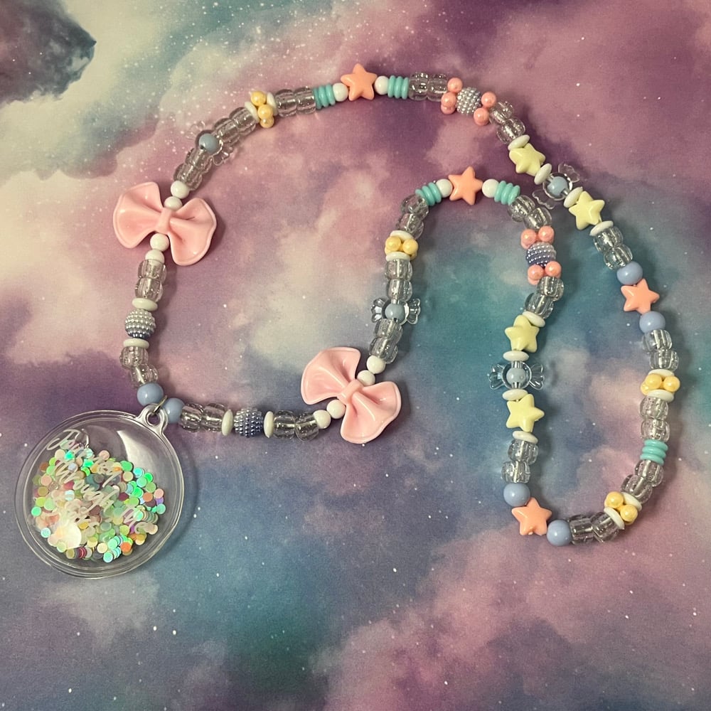 Image of Journey Through the Stars Shaker Kandi Necklace